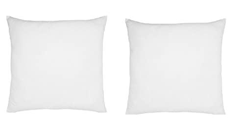 Paquete de 2 Piezas, Relleno hipoalergénico de Almohada de Forma Cuadrada, Medida 50x50 cm (2,...