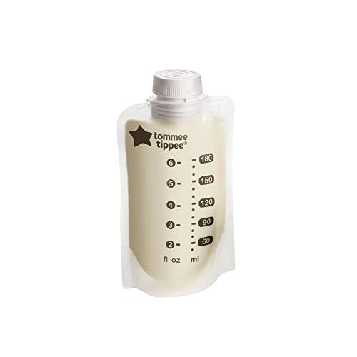 Tommee Tippee Pump and Go Breast Milk Storage Bags, For Storing and Freezing Breast Milk - Pump,...