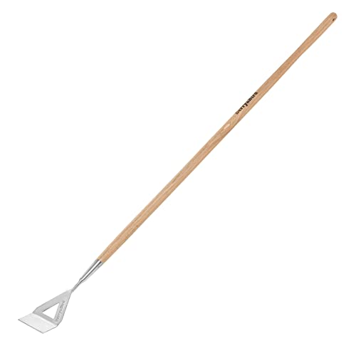 Berry&Bird - Azadas holandesas de empuje para deshierbe, 51.2 pulgadas de acero inoxidable con mango...