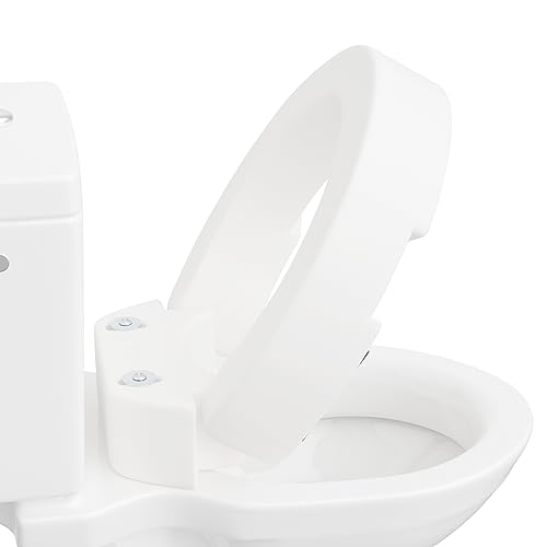 WAYES - Elevador alargado para asiento de inodoro, añade 3 1/2 pulgadas de altura, diseño de...