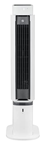 Ventilador de torre 3 en 1 de 1500 W y 38 ″ + calentador de cerámica + humidificador de aire frio...