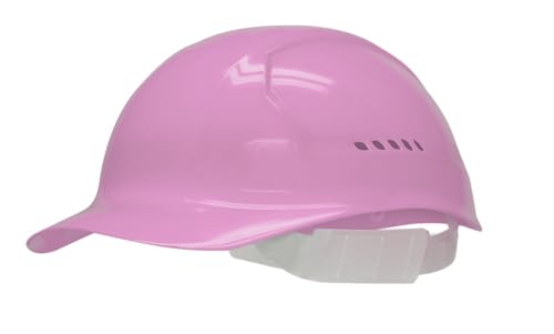 Bullard Tapa de plástico ventilada con Almohadilla de poliéster, Rosa Claro