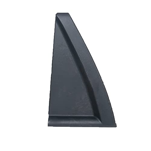 JESYMBX Para Kia Sportage 2005-2010 puerta trasera negra exterior delta moldura triángulo...