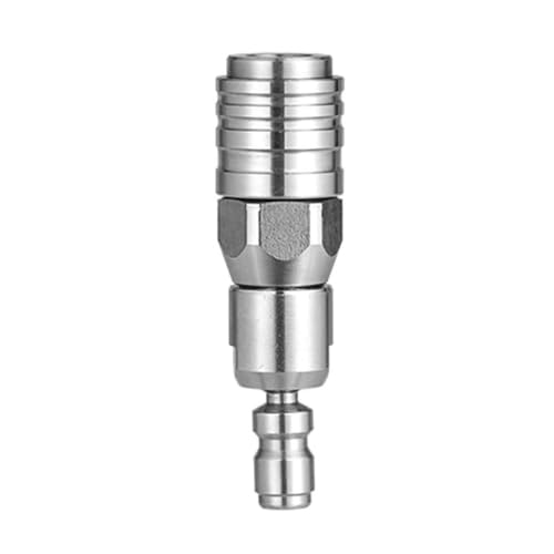 Adaptador universal de acoplamiento rápido autobloqueante de 1/4 pulgadas, conexión sin esfuerzo y...