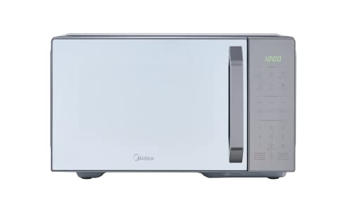 Horno de Microondas Midea 1.1 Pies Cúbicos / 31 L Silver Mirror Talent