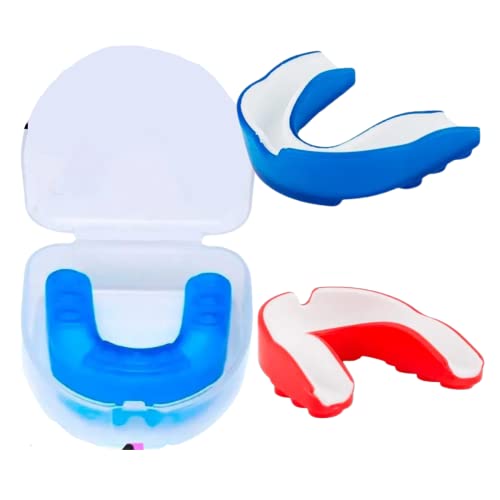 Protector Bucal Boxeo Deportes Taekwondo Guarda Dental Color (Azul)
