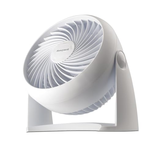Honeywell HT-904 TurboForce - Ventilador de circulación de Aire de Mesa, pequeño, Blanco,...