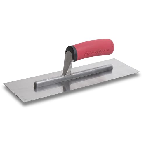 Llana de acabados de hormigón 14X4 de acero inoxidable con agarre suave