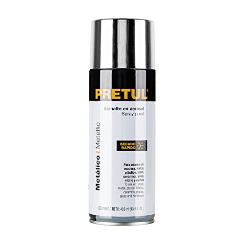 Pretul PAM-CR-P, Pintura en, Aerosol, color metálico, 300 ml, cromo