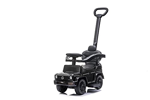 Best Ride On Cars Mercedes G-Wagon - Coche de Empuje 3 en 1, Negro, Grande