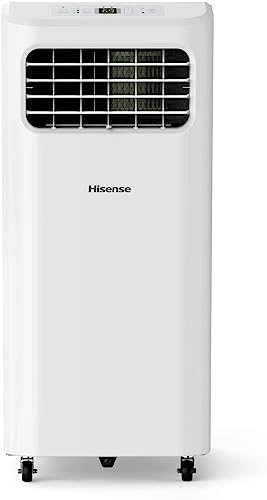 Hisense Aire Acondicionado Portatil 6000-BTU 115 Volt 3 en 1 Deshumidificador y Ventilador...