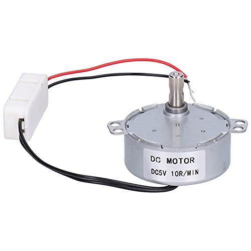 Qyebavge Motor DC Sin Escobillas 10RPM 5V 50TYC Micro Reducción Síncrono CW/CCW Para Equipos Y...