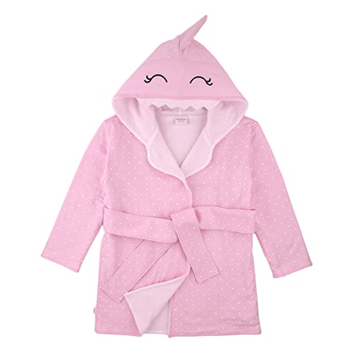 Bata De Baño Tiburon de Algodón Hipoalergénico, para Niña
