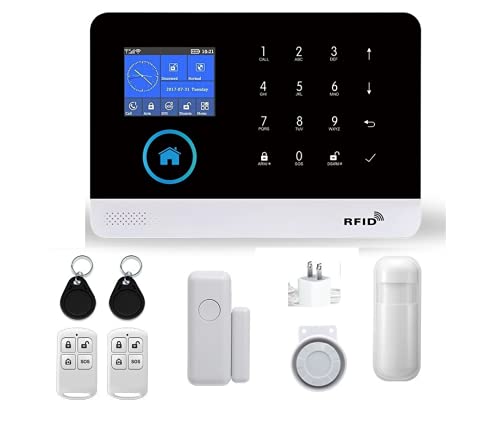 Clicklife - Kit Alarma WiFi gsm Sistema de Seguridad Casa Negocio App Celular (2 Sensores)
