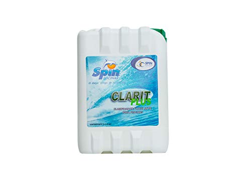 Clarificador Clarit Plus Marca Spin Elimina Agua Turbia en Albercas, Piscinas y Spas (5 kg.)