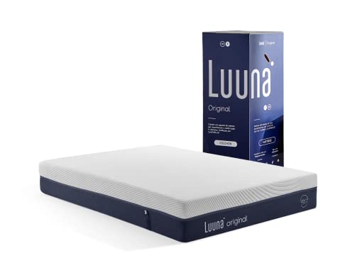 Luuna Original Colchón en Caja, Queen Size, Espuma de Memoria Memory Foam de Alta Densidad, Firmeza...
