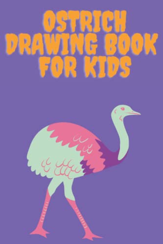 Cuaderno de dibujo de avestruz para niños