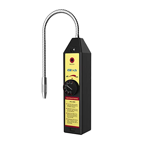 Elitech - Detector de fugas de freón, halógeno, gas refrigerante, Serie WJL-6000 | Probador de...