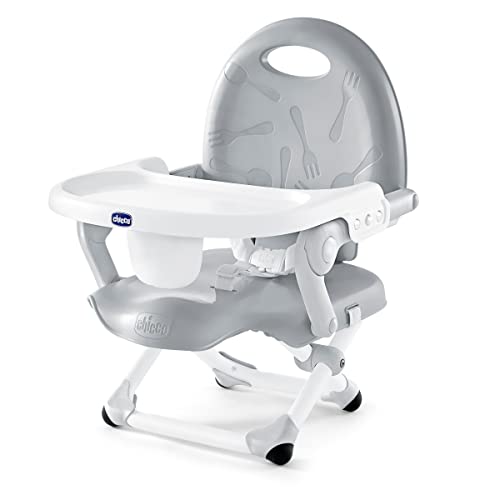 Chicco - Asiento elevador Pocket Snack, gris