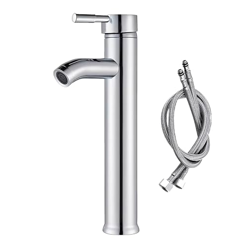 Bluelander Llaves para Lavabo Baño, Grifo Monomando para Lavabo de Baño, Agua Caliente y Fría,...