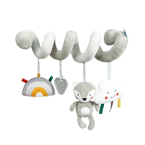 Lindo juguete colgante para cuna de bebé, zorro y nubes, sonajeros colgantes para cuna de bebé,...