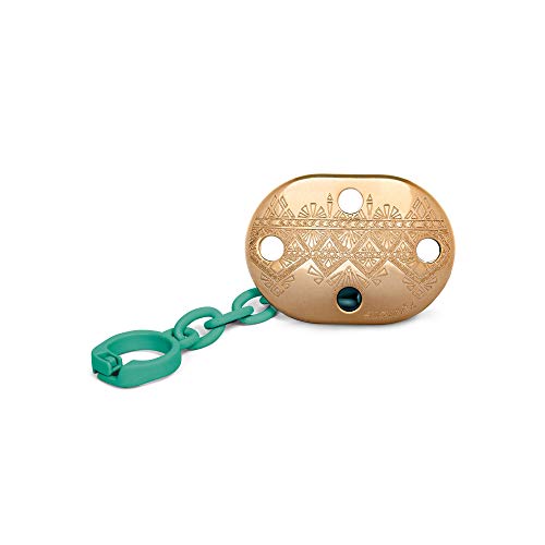 BROCHE SUJETA CHUPON 'COUTURE' VERDE SUAVINEX