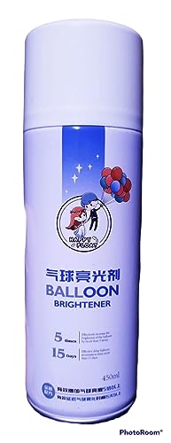 Abrillantador para globos shine 450 ml, ideal para decoración con globos.