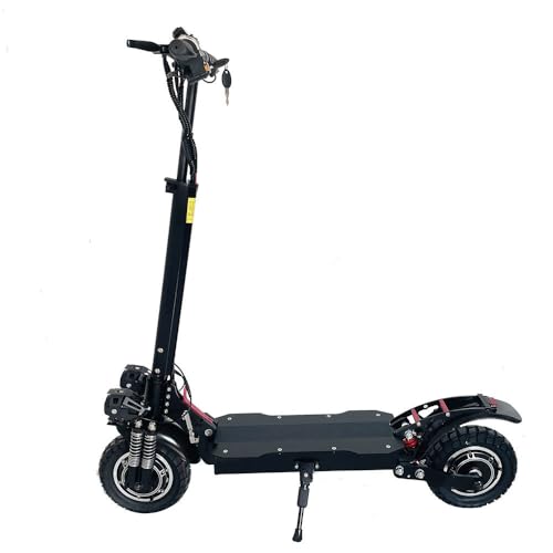 Geofought - Patinete eléctrico de doble motor de 2400 W, para adultos, 10 pulgadas, 34 MPH, para...