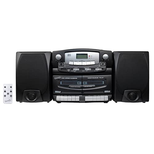 Supersonic Black Edition - Sistema estéreo Bluetooth clásico, sistema de audio de música en casa,...