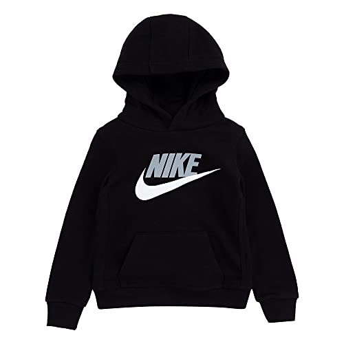 Nike Baby Boy's Club - Sudadera con capucha de forro polar (ni o peque o), Negro -, 3 A os