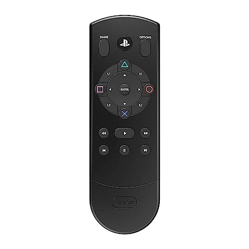 PDP Universal PS4/PS5 Media Remote Control, Playstation Gaming Remote Compatible with Sony...