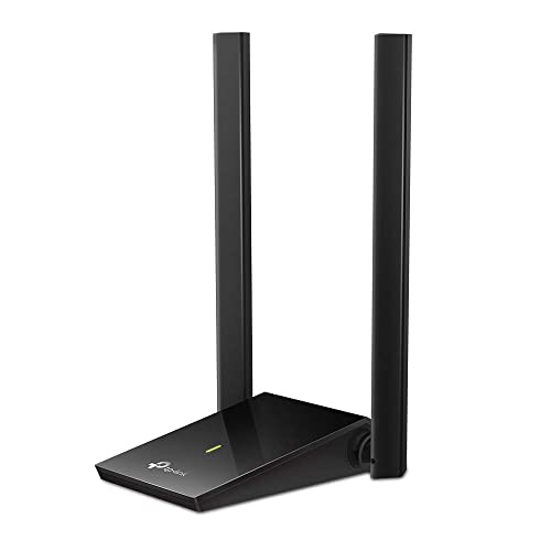 TP-Link Adaptador WiFi USB, AC1300Mbps de doble banda 5dBi antena de alta ganancia 2.4GHz/5GHz...