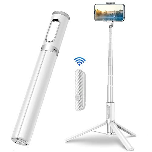 TONEOF Trípode, Palo Selfie para Teléfono Celular, Soporte Todo en 1 de 152cm con Control Remoto...