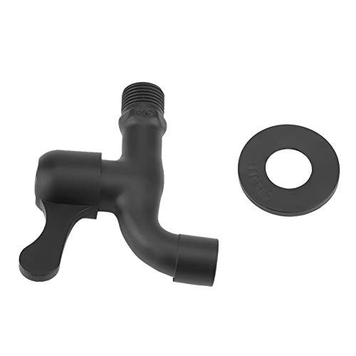 Negro 304 Acero Inoxidable Vintage Wall Mount Tap Lavadora Grifo Mop Pool Grifo Para Jardín Baño...