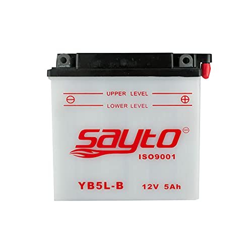 Bateria para Moto Motocicleta YB5L-B con Activador Sayto