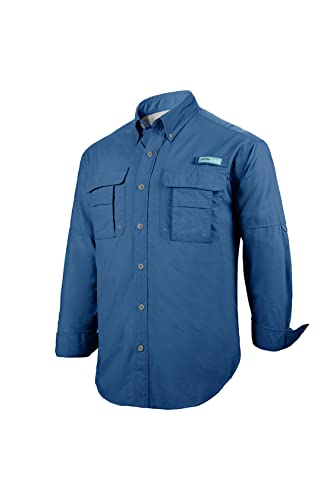Tuna Camisas de manga larga con dos bolsillos y protección solar UPF 50+, antiestática,...