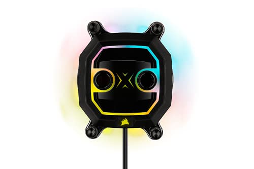 CORSAIR Hydro X Series XC5 RGB PRO - Bloque de agua para CPU - Enchufe AMD AM5, AM4 - Placa fría de...