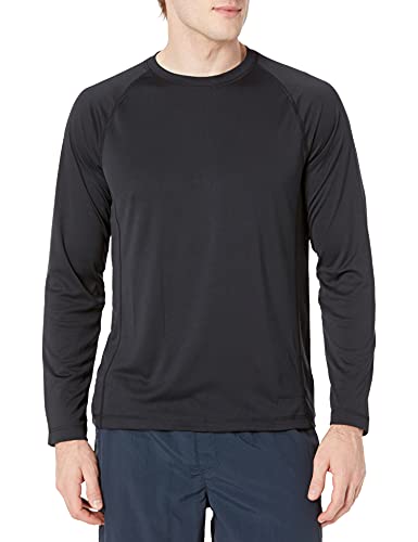 Amazon Essentials - Camiseta de natación de manga larga y secado rápido UPF 50 para hombre, color...