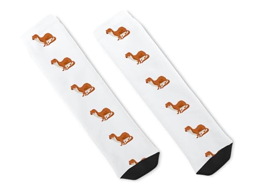 Calcetines de dibujos animados de comadreja – Calcetines novedosos – Calcetines suaves y ultra...
