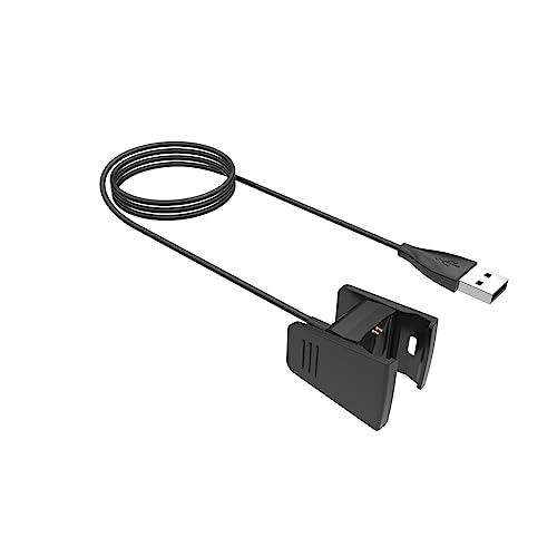 QWYJ for Fitbit Charge 2 Cargador Carga Charging Data Bands USB 1M