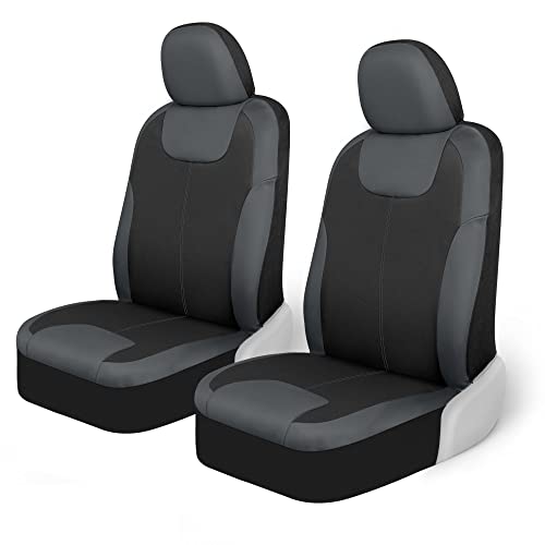 Motor Trend M224 - Fundas de Asiento de Coche Impermeables para Asientos Delanteros, Fabricadas para...