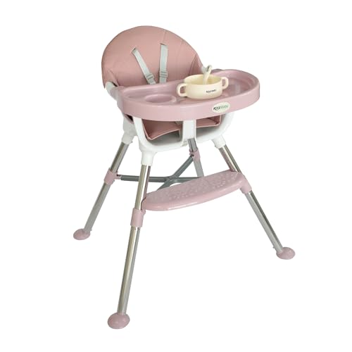 KOOL BABY Silla alta para bebé ELITE MOD. SA-E03 (Rosa Palo)