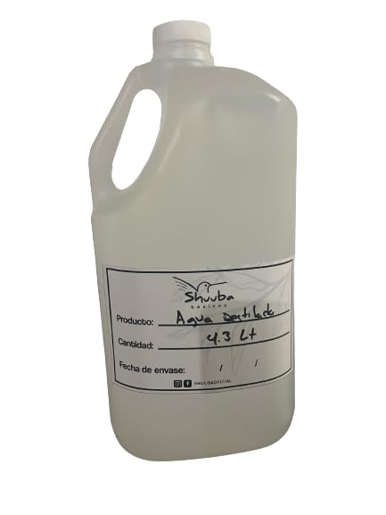Agua destilada - calidad inigualable para tus fórmulas de limpieza, cuidado personal y necesidades...