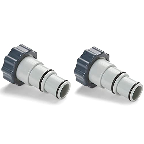 Intex Adaptador de manguera de repuesto A con collar para bombas de conexión roscada (par)
