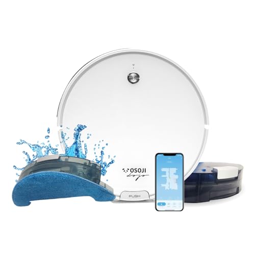 OSOJI Robot Aspiradora y Trapeador - Robot Aspirador - Aspirador Robotico - Robot Trapeador - Dojo...