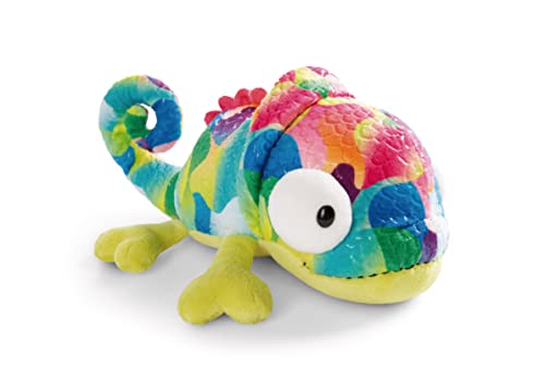 NICI-Peluche acostado camaleón Candymon 18cm Green, Multicolor, (48955)