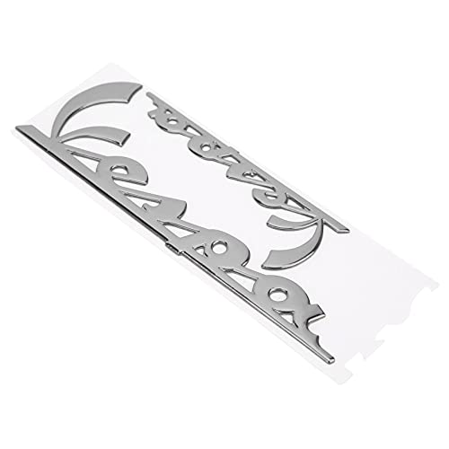 POCREATION Etiqueta Engomada del Emblema de la Motocicleta, Calcomanía Tridimensional para Vespa...