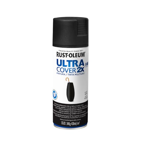 Pintura Multiuso Aerosol Ultra Cover 2X Negro Mate 340 g