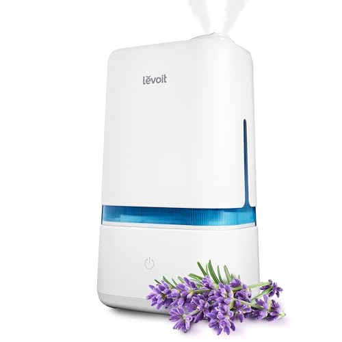Levoit - Humidificadores para dormitorio, humidificador ultrasónico de vapor frío de 4 litros para...