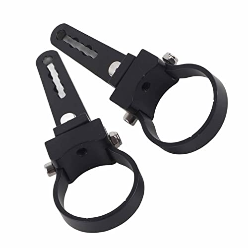 Abrazaderas de montaje de parachoques, de aluminio, 2.5 a 7.6 cm, para montaje de barra de luz LED,...